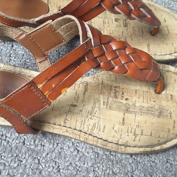 Brown Strappy Sandals - Picture 3 of 3
